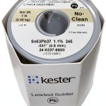 Kester 24-6337-8800 50g Rosin Wire Solder Roll 245 No-Clean 0.031in-0