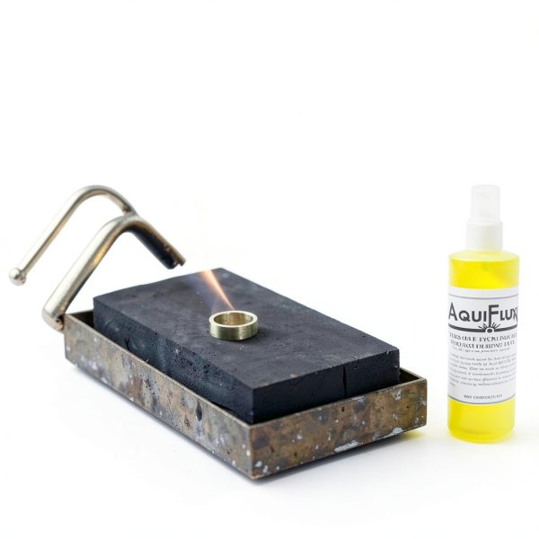 Aquiflux Self Pickling Flux for Precious Metals Gold Silver Jewelry and Hard Soldering 8 Oz Megacast (275 ml)-5