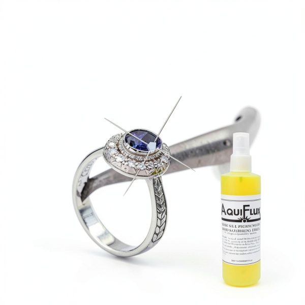Aquiflux Self Pickling Flux for Precious Metals Gold Silver Jewelry and Hard Soldering 8 Oz Megacast (275 ml)-3