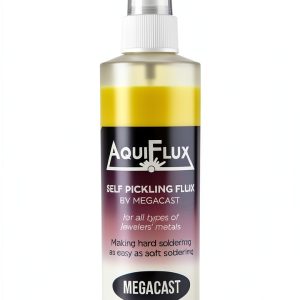 Aquiflux Self Pickling Flux for Precious Metals Gold Silver Jewelry and Hard Soldering 8 Oz Megacast (275 ml)-0